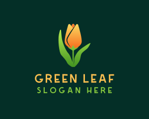 Tulip Flower Garden logo design