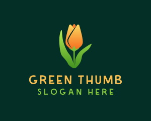 Tulip Flower Garden logo design