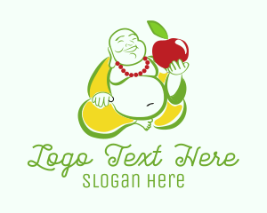 Asian - Vegan Buddha Restaurant logo design