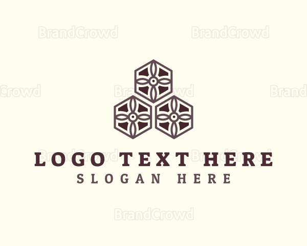 Hexagon Flooring Decor Logo