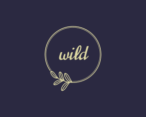 Business - Elegant Leaf Wordmark logo design