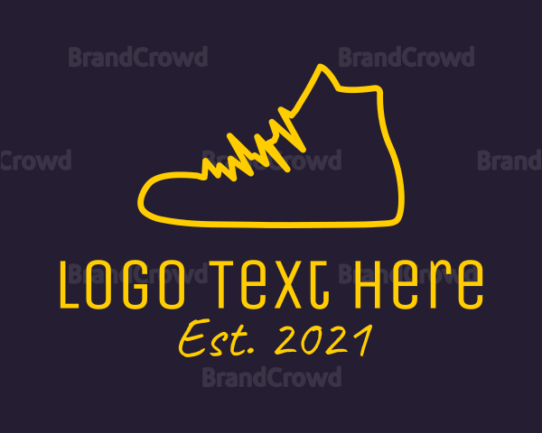 Yellow Sneaker Lifeline Logo