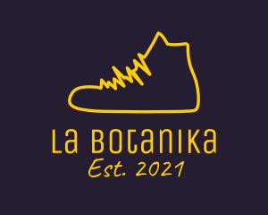 Yellow Sneaker Lifeline  logo design