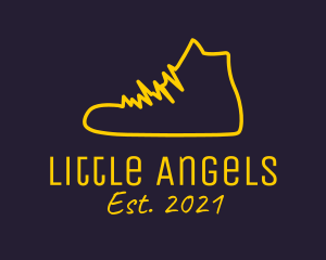 Shoemaker - Yellow Sneaker Lifeline logo design
