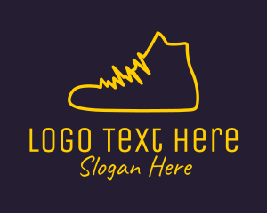 Yellow Sneaker Lifeline  Logo