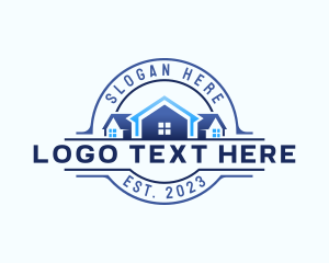 Roofing - Residential House Developer logo design