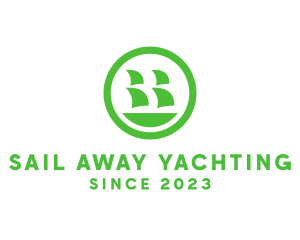 Boat Ship Sailing logo design