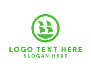 Boat Ship Sailing Logo