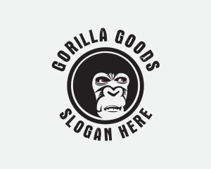 Gorilla - Wild Gorilla Ape logo design