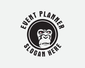 Gamer - Wild Gorilla Ape logo design