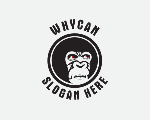 Esports - Wild Gorilla Ape logo design
