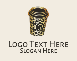 Beverage - Islamic Motif Coffee Cup logo design