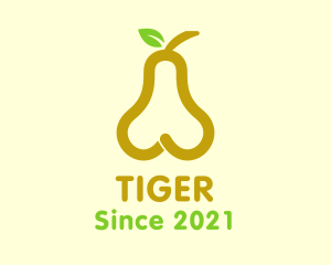 Yellow - Fresh Yellow Pear Fruit logo design