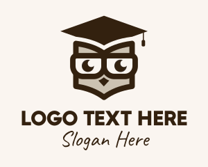 Professor - Smart Owl Graduate logo design