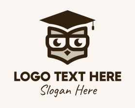 Smart - Smart Owl Graduate logo design