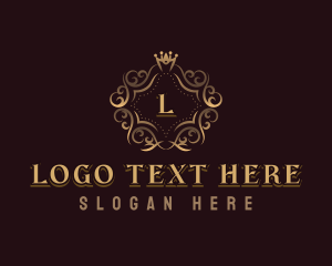 Luxurious - Ornamental Crown Royalty logo design