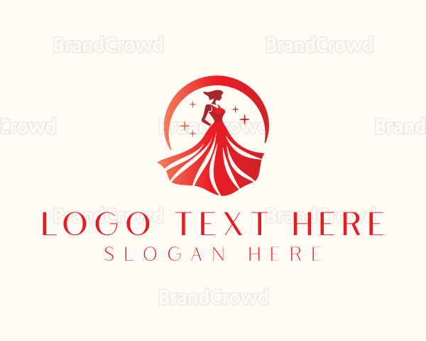 Fashion Dress Woman Logo