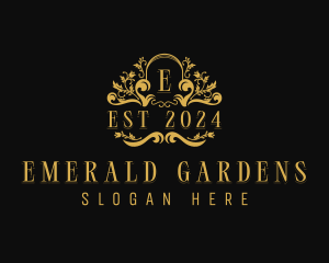 Floral Gardening Event logo design