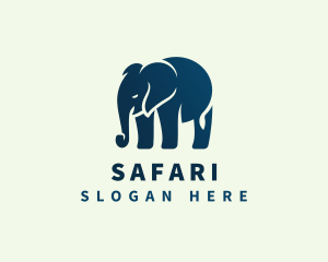 Botswana - Elephant Animal Wildlife logo design