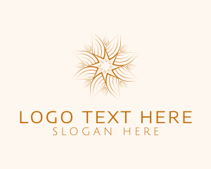 Gold - Cosmic Luxury Sun logo design