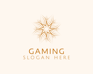 Spiritual - Cosmic Luxury Sun logo design