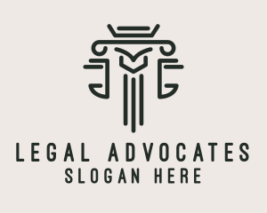 Legal Justice Scale   logo design