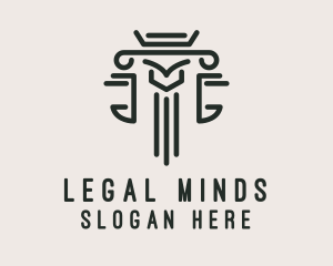 Legal Justice Scale   logo design