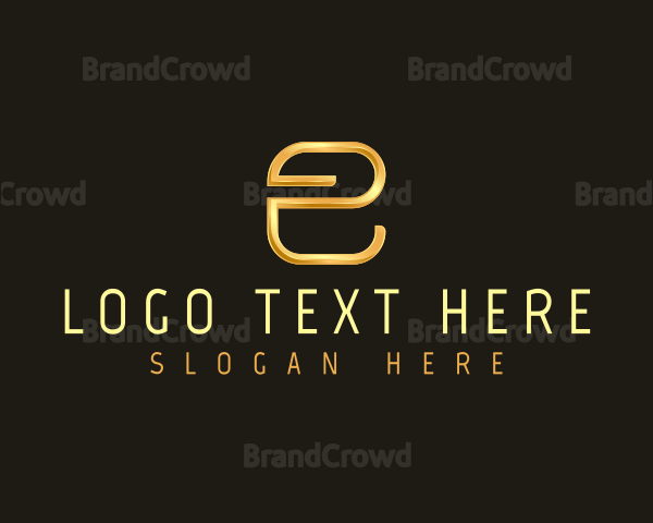 Consulting Tech Agency Letter E Logo