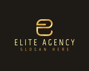Consulting Tech Agency Letter E logo design