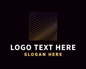 Tune - Abstract Audio Wave logo design