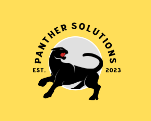 Panther - Wild Panther Safari logo design