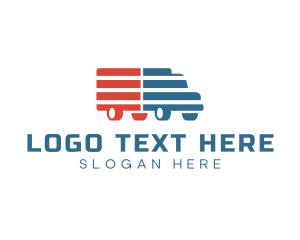 Logistics - American Logistics Truck logo design