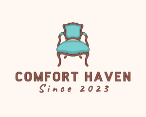 Cushion - Elegant Cushion Armchair logo design
