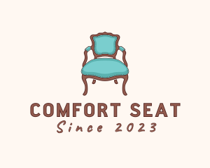 Elegant Cushion Armchair logo design