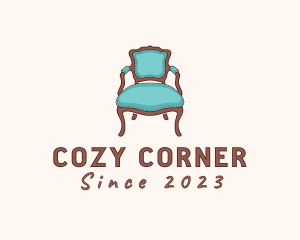 Armchair - Elegant Cushion Armchair logo design