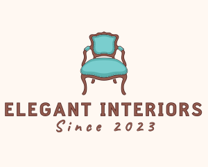 Elegant Cushion Armchair logo design