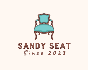 Elegant Cushion Armchair logo design