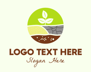 Geology - Agriculture Plant Farm logo design