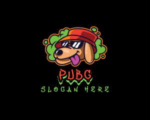 Smoke Dog Hip Hop logo design