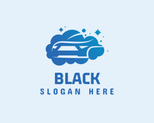 Splash - Clean Car Wash Bubbly logo design
