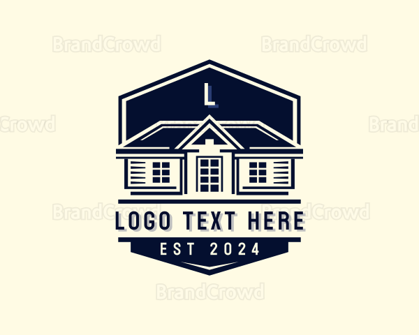 Roofing Real Estate Property Logo