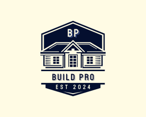 Emblem - Roofing Real Estate Property logo design