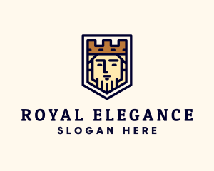 Regalia - King Castle Shield logo design