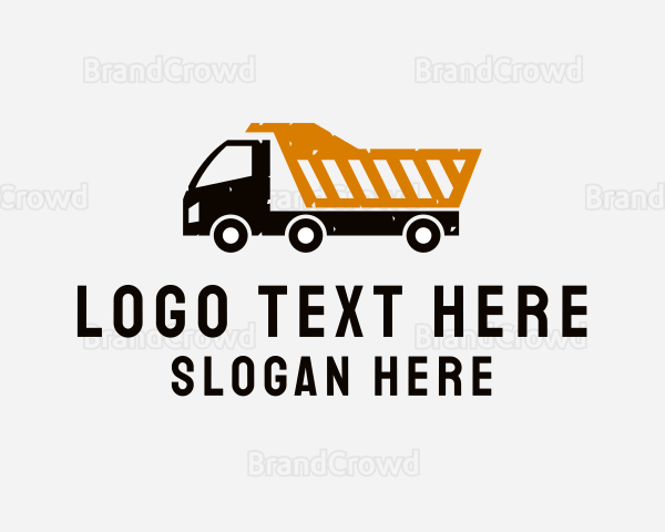 Dump Truck Automotive Logo