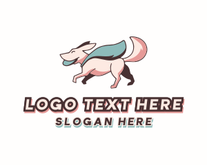 Kennel - Superhero Pet Dog logo design
