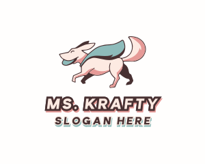 Superhero Pet Dog Logo