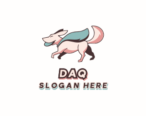 Superhero Pet Dog Logo