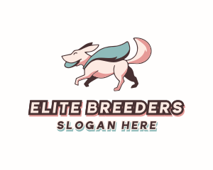 Superhero Pet Dog logo design