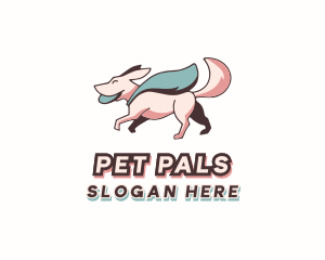 Superhero Pet Dog logo design