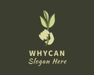 Produce - Herbal Plant Hand logo design